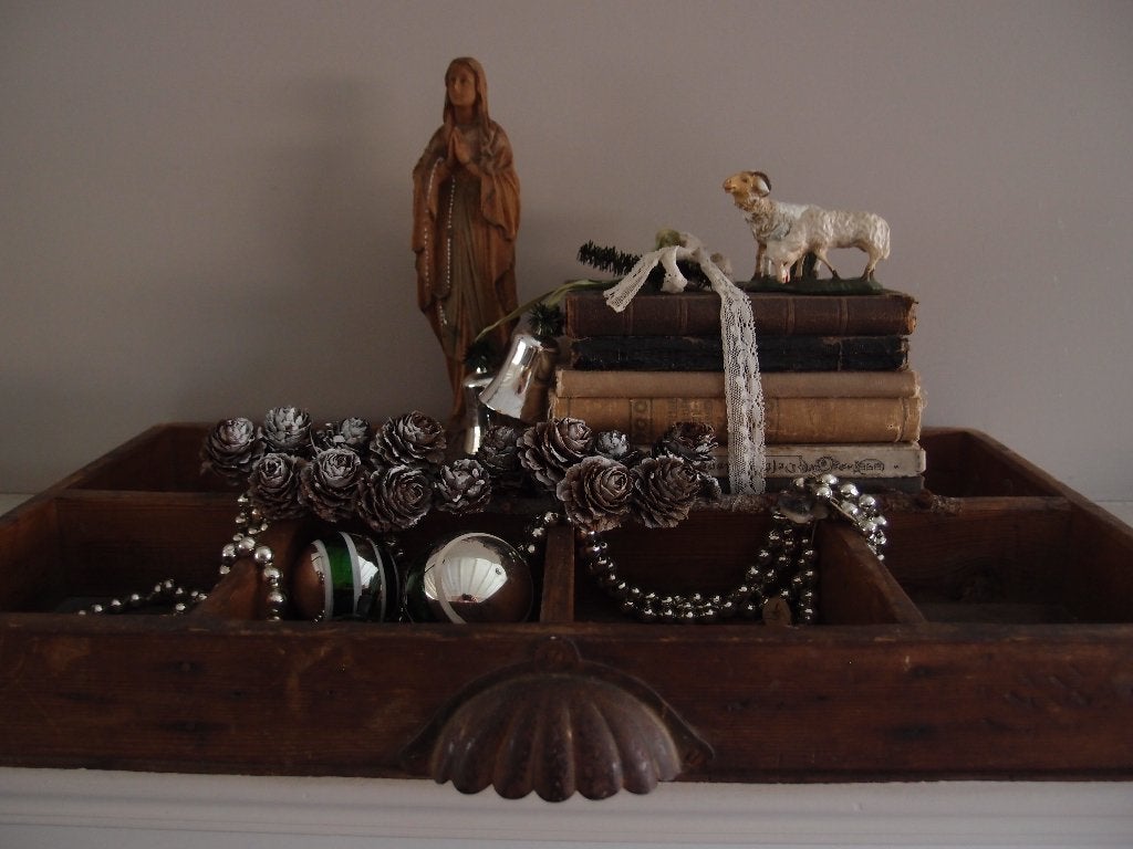 Oude vakkenla met mooie handgreep, Ophalen of Verzenden