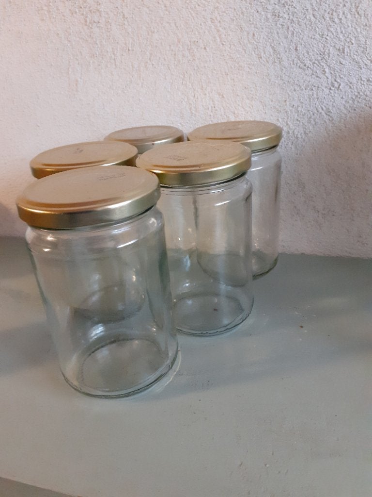 Jampotten 300 ml, Ophalen, Pot, Bus of Blik, Met deksel, Glas