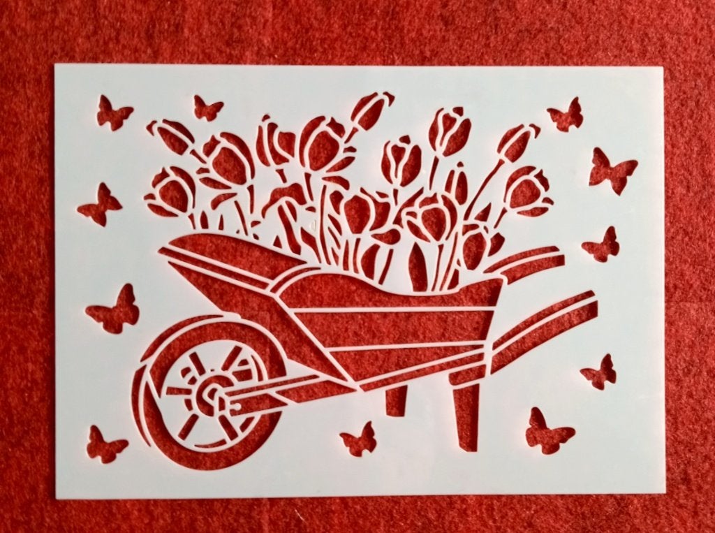 Te koop kruiwagen sjabloon, Ophalen of Verzenden, Zo goed als nieuw