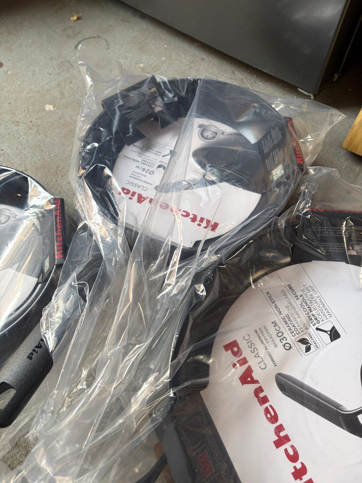 3x KitchenAid koekenpannen - Nieuw en ongebruikt, Huis en Inrichting, Keuken | Potten en Pannen, Ophalen, Nieuw, Koekenpan