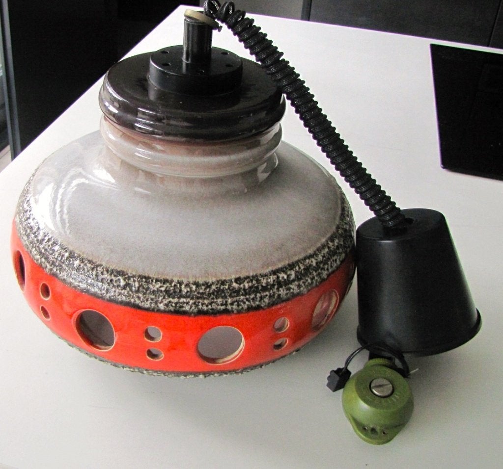 Keramische Herda Fat Lava Lamp hanglamp, Ophalen of Verzenden
