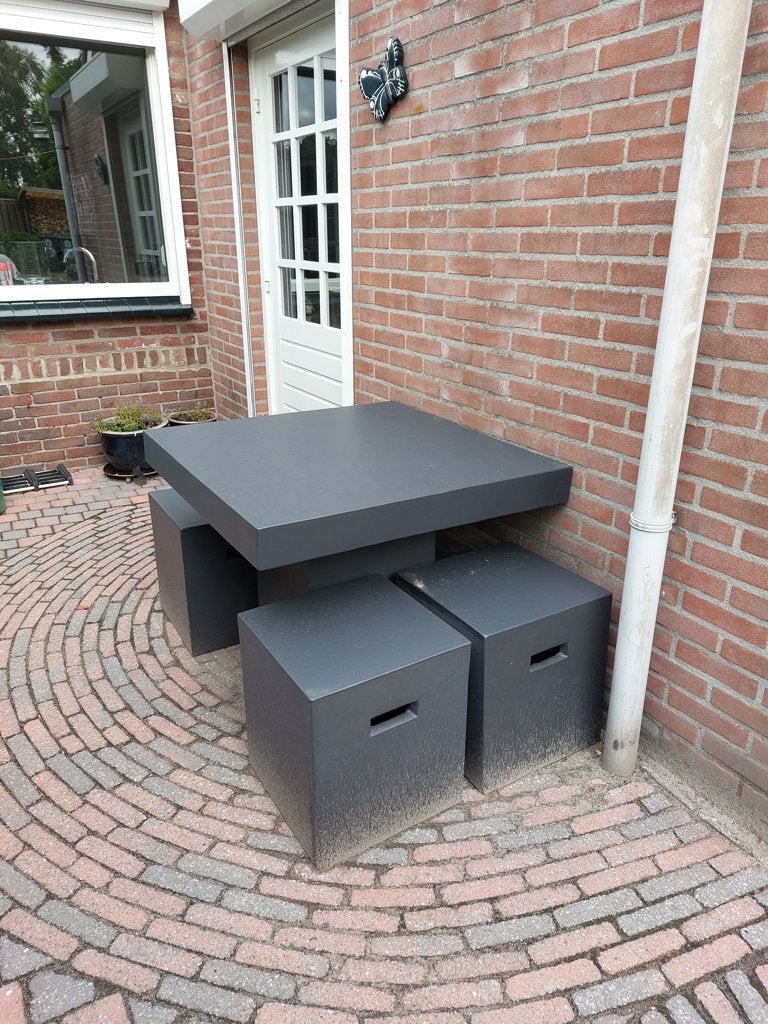 Mooie betonset voor tuin 6 delig, Ophalen, Gebruikt