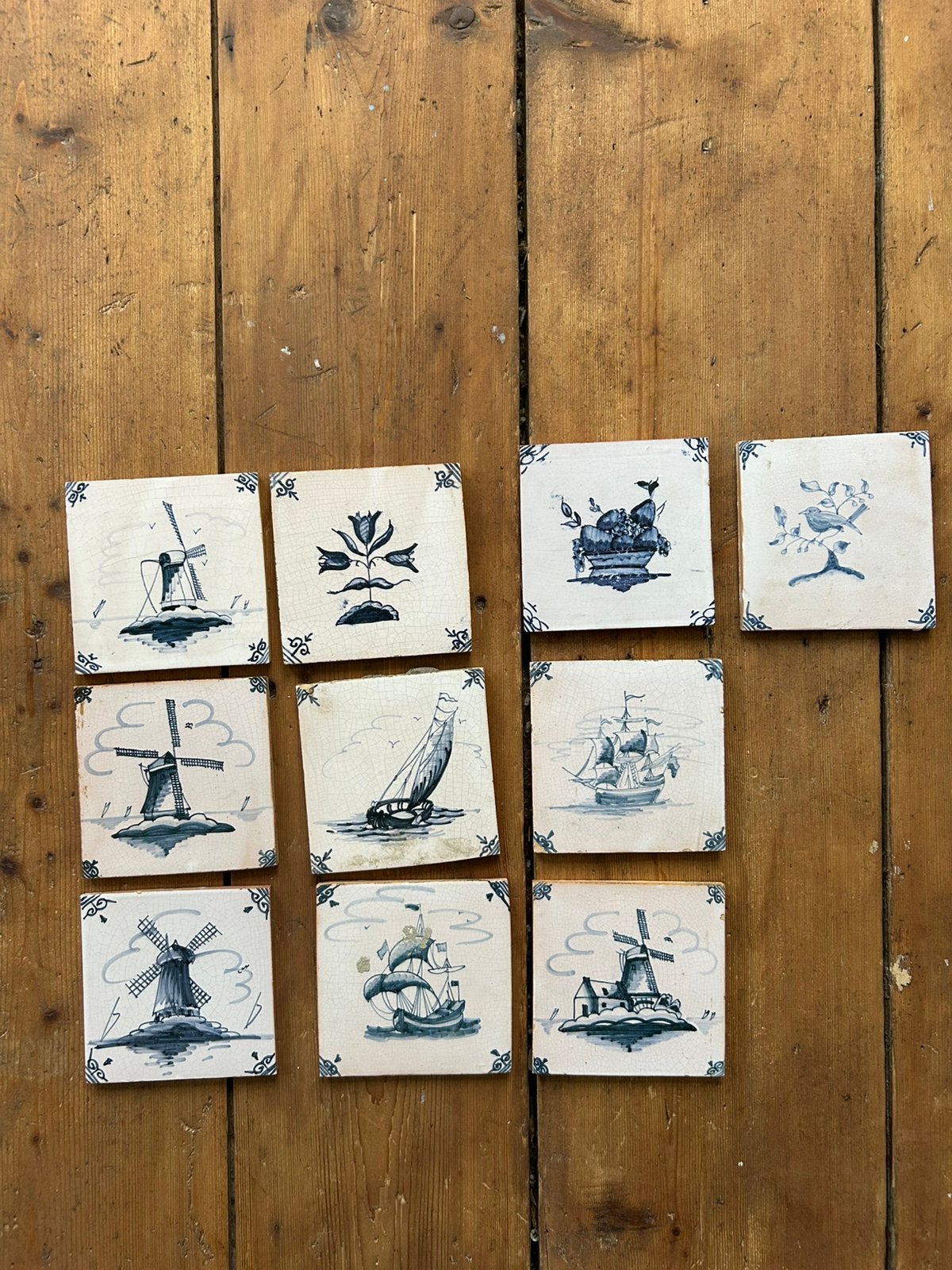 Delfts Blauwe tegels 13 x 13cm, Ophalen