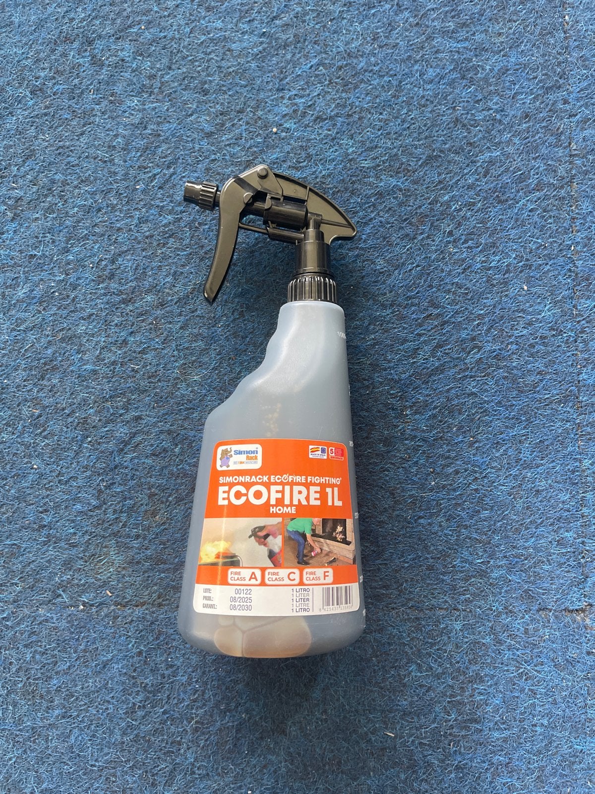 Simonrack Ecofire 1L Brandblusser Spray - Thuisgebruik, Ophalen, Nieuw, Brandblusser