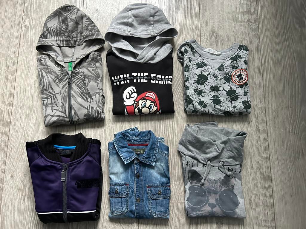 6x bovenkleding maat 116, Ophalen of Verzenden, Maat 116