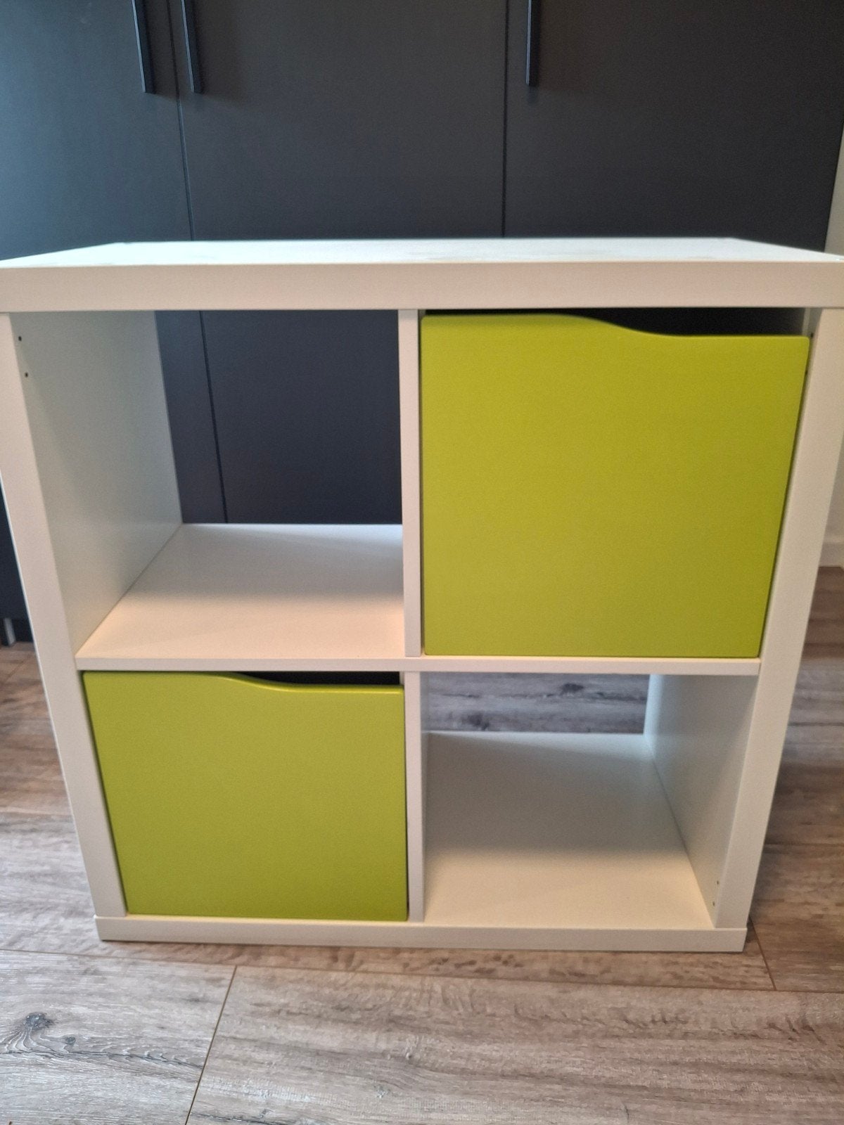 Kallax kast met 2 laden., Huis en Inrichting, Kasten | Wandmeubels, Ophalen, Zo goed als nieuw, Minder dan 150 cm, Minder dan 100 cm