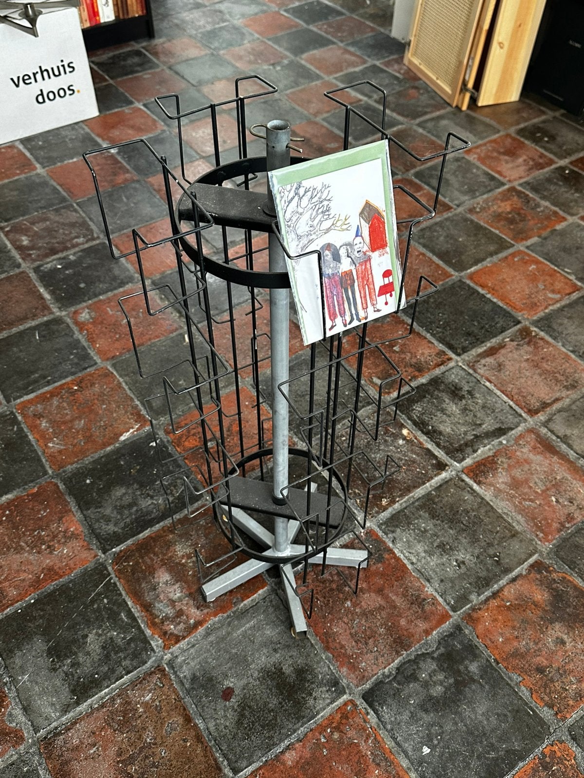 Kaartenmolen winkelinrichting, Ophalen, Gebruikt