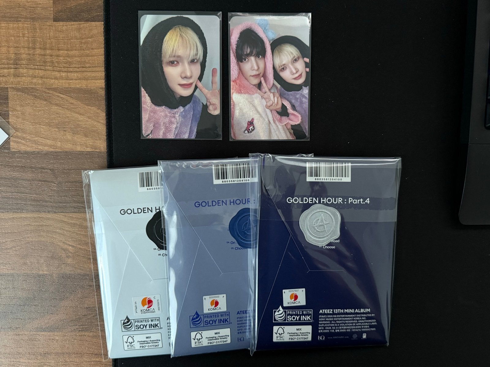 ATEEZ GOLDEN HOUR: Part.4 Mini Album met photocards, Verzamelen, Muziek, Artiesten en Beroemdheden, Ophalen of Verzenden, Zo goed als nieuw