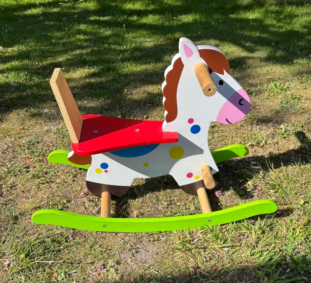 Houten hobbelpaard, Kinderen en Baby's, Ophalen, Gebruikt, Jongen of Meisje