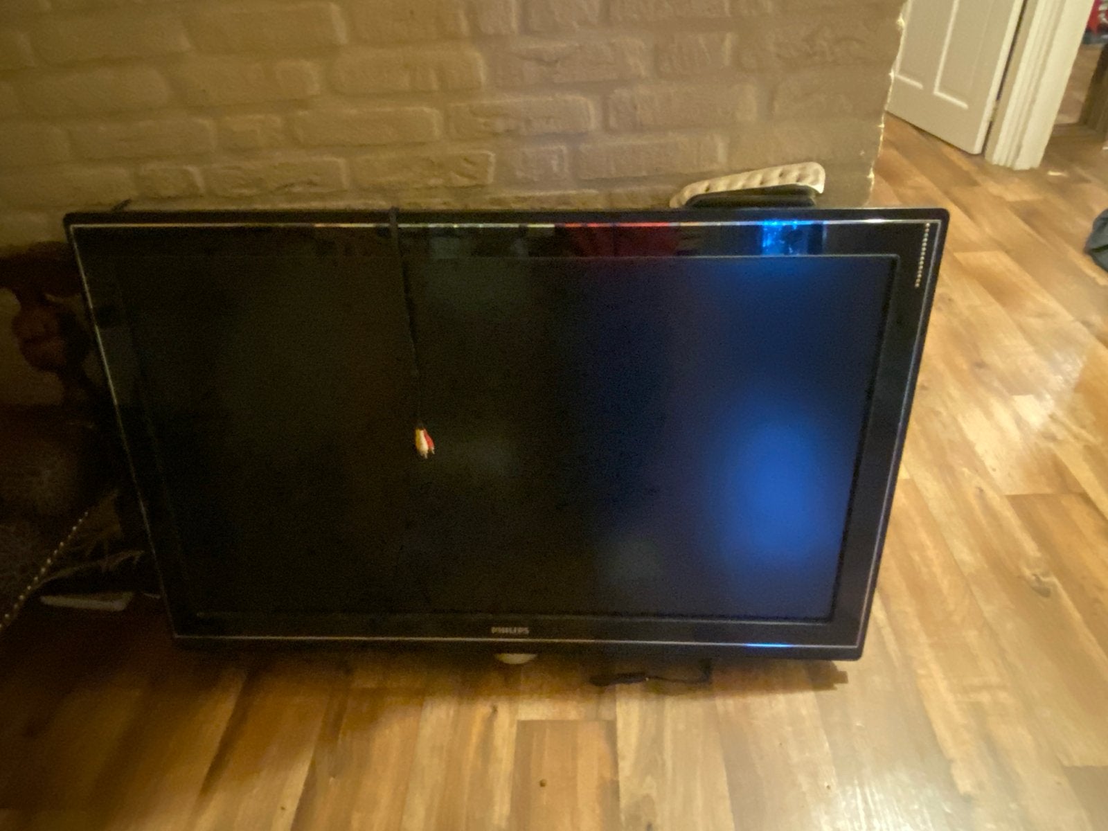 Grote oude tv, Philips, ideaal voor retro gaming, Philips, 50 Hz, Ophalen of Verzenden, 100 cm of meer