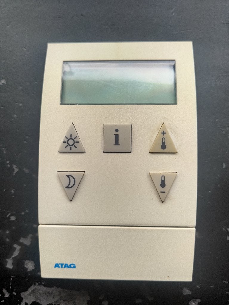 ATAG Brain klokthermostaat, Doe-het-zelf en Verbouw, Ophalen, Gebruikt