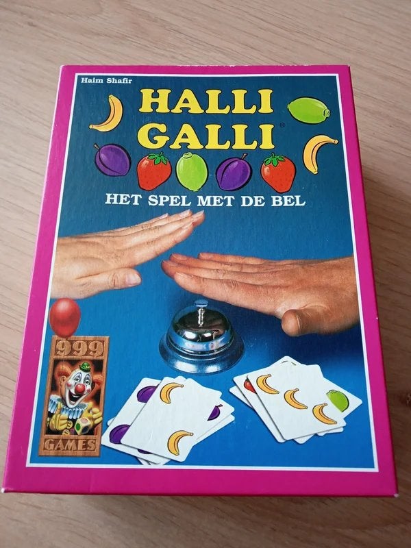 999Games Halli Galli Spel Met De Bel, Ophalen of Verzenden, Zo goed als nieuw