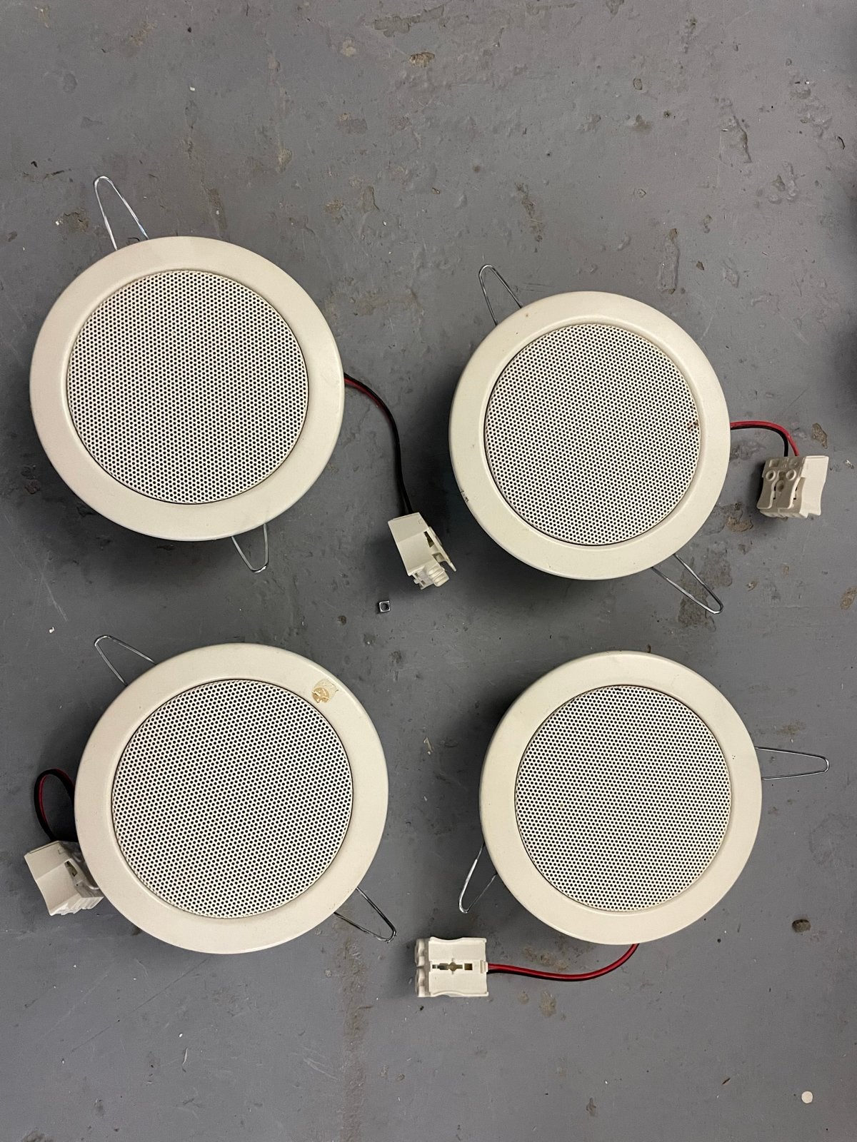 Visaton DL 8 Inbouw Luidsprekers (4 stuks), Overige merken, Gebruikt, Ophalen of Verzenden, Minder dan 60 watt