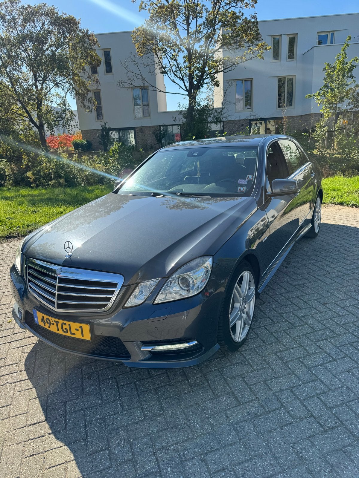 Mercedes-Benz E-Klasse E200 CDI BE Aut7 2012 Grijs, Automaat, Achterwielaandrijving, 4 cilinders, Origineel Nederlands