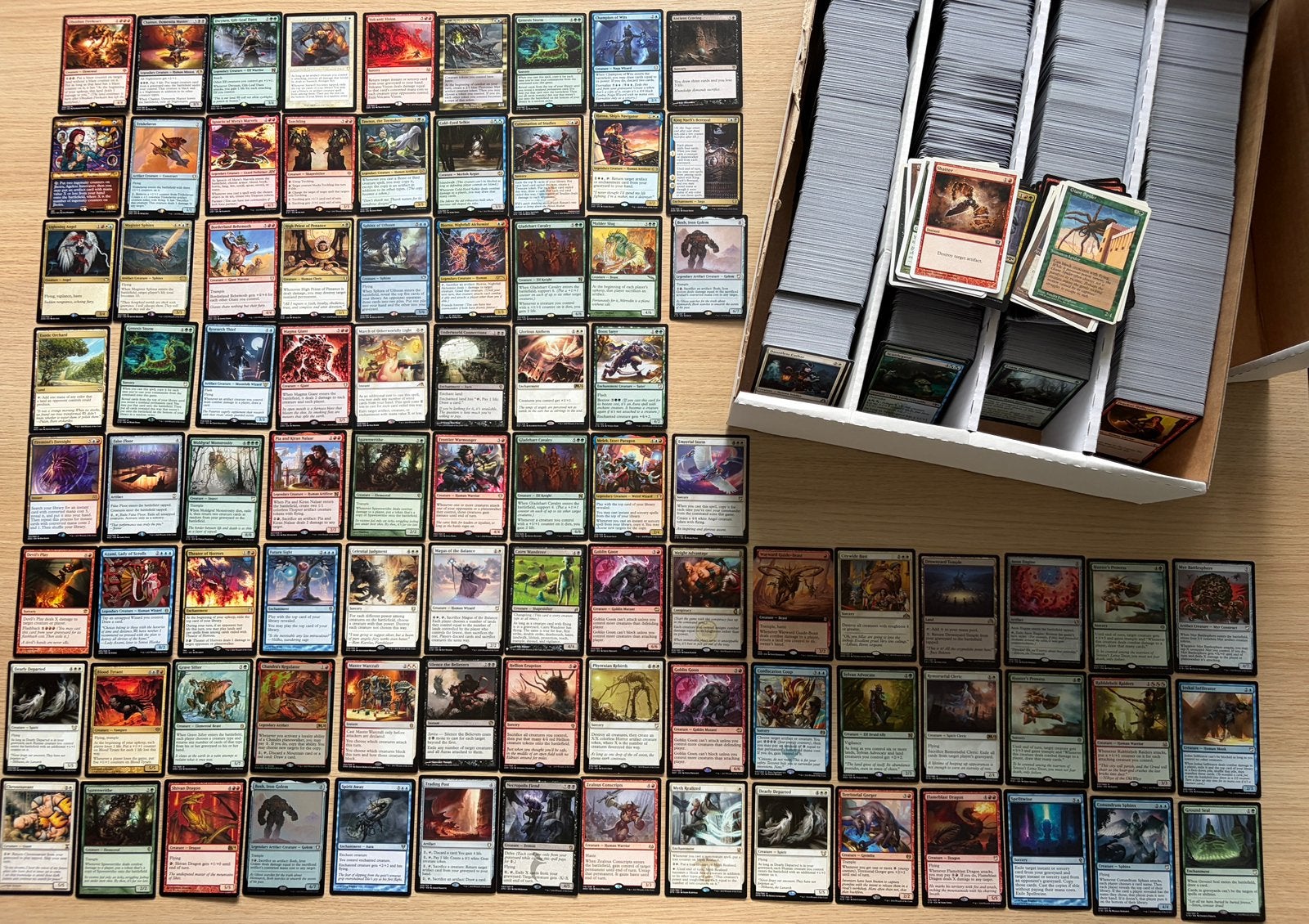 Magic: the Gathering 4000 kaarten ~200 rares/mythics/foils, Verzenden, Zo goed als nieuw, Meerdere kaarten, Foil