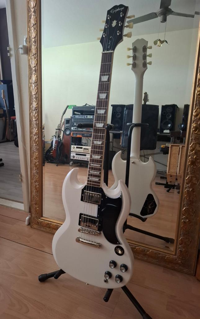 Epiphone by Gibson sg lp es, Ophalen, Zo goed als nieuw, Solid body, Epiphone