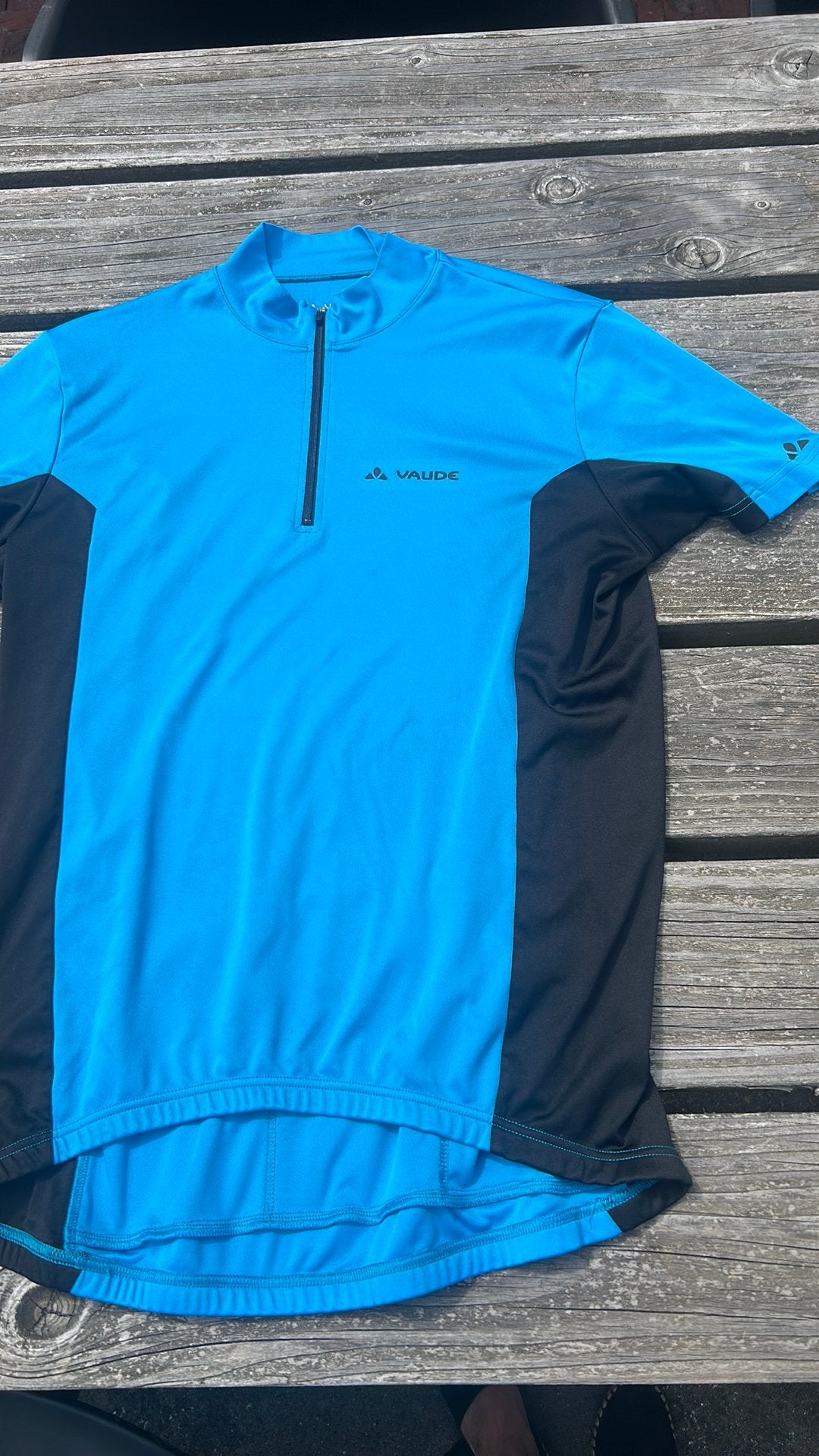 Vaude fiets shirt XL heren 54 blauw sport, Heren, Ophalen of Verzenden, Zo goed als nieuw, XL