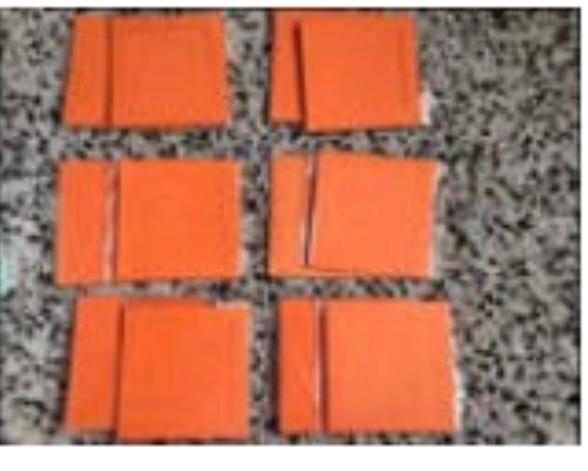 60 Passe Partout Kaarten Oranje 🌺 met envelop, Tuin en Terras, Terrasdelen en Vlonders, Ophalen of Verzenden, Zo goed als nieuw