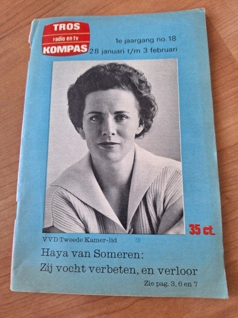 Tros Kompas 1967 Haya van Someren Trea Dobbs Monkees, Boeken, Ophalen of Verzenden, Gelezen, Muziek, Film of Tv