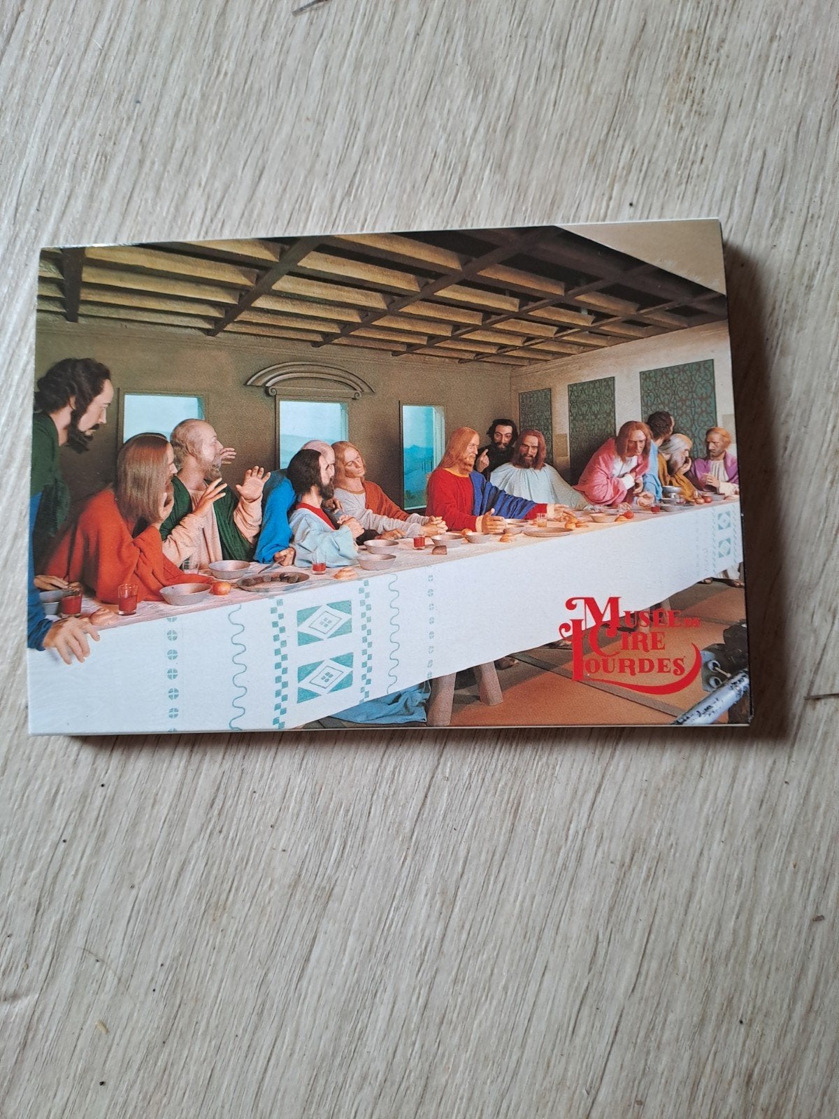 Harmonicakaart Musée Grévin Lourdes - Bijbelse Scènes, Verzamelen, Ophalen of Verzenden, 1980 tot heden, Ongelopen, Politiek en Historie