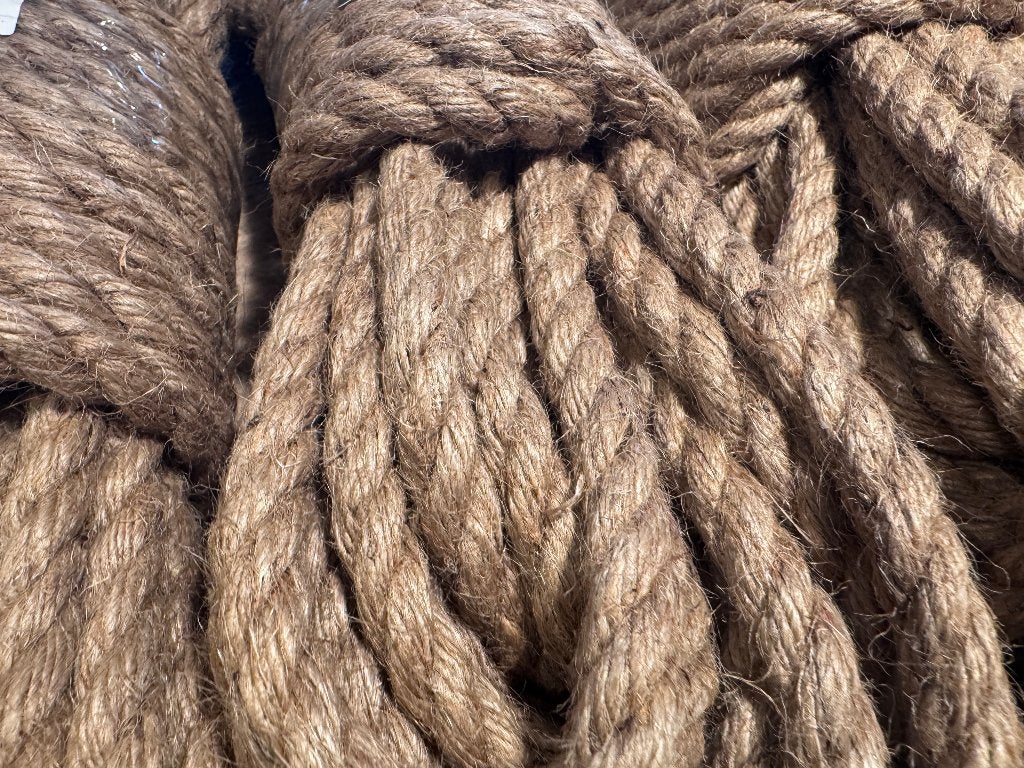 TOUW JUTE 12mm trossen a 10mtr., Ophalen, Nieuw, Lijn of Blok