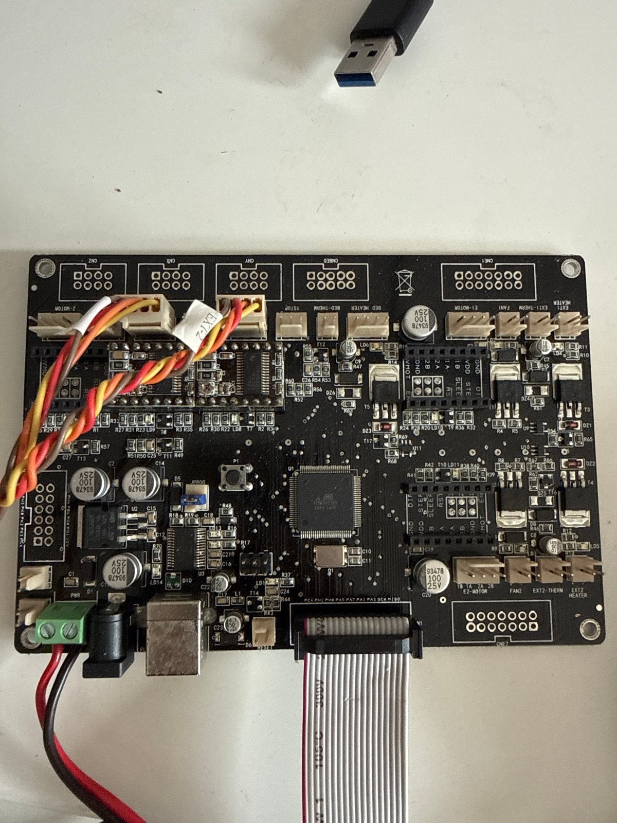 3D-printer moederbord met Atmel ATMEGA2560 chip, Ophalen of Verzenden, Gebruikt, Overige typen, Overige soorten