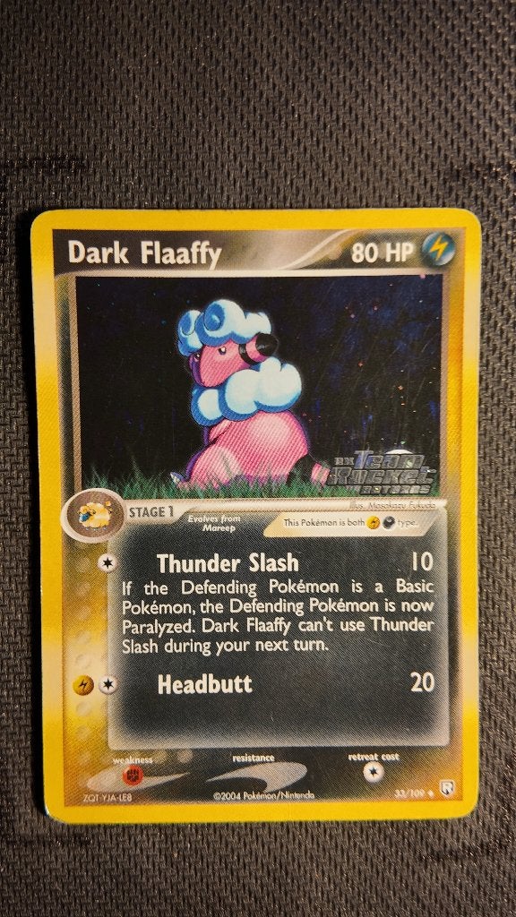Dark Flaaffy 33 Team Rocket Returns | Pokemon kaart, Ophalen, Losse kaart, Foil