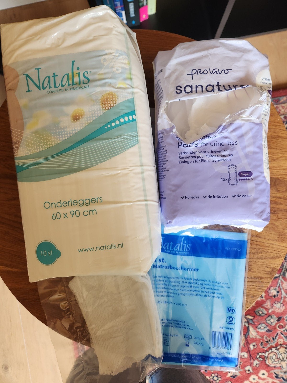 Kraampakket spullen gratis, Ophalen