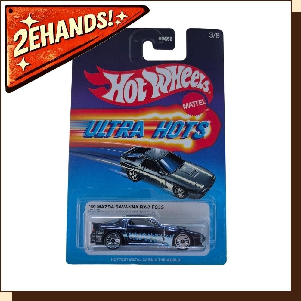 Hot Wheels '89 Mazda Savanna RX-7 FC3S #3/8 Ultra Hots, Mattel, Mattel, Ophalen of Verzenden, Zo goed als nieuw