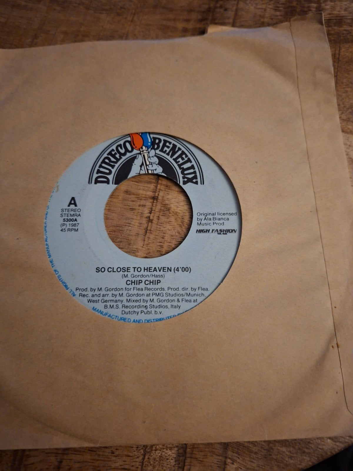 chip chip  / so close to heaven, Ophalen of Verzenden, Zo goed als nieuw, Pop