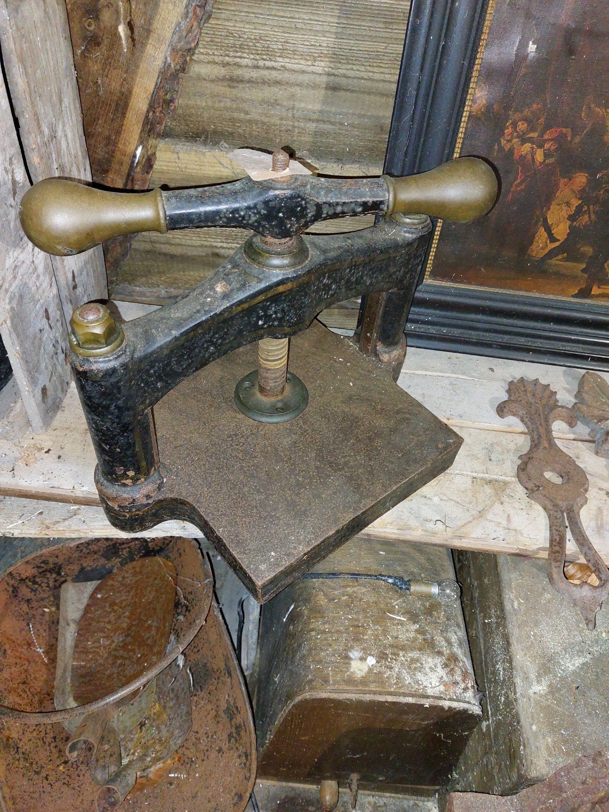 oude broekenpers, Ophalen of Verzenden