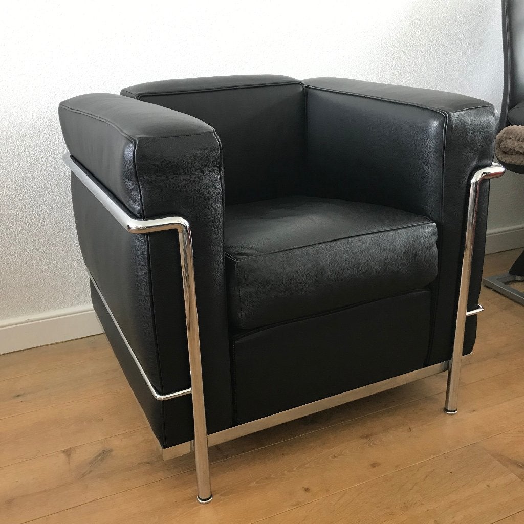 IZGS Cassina LC 2 LC2 LC-2 fauteuil chair, Huis en Inrichting, Fauteuils, Ophalen, Zo goed als nieuw, Nvt, Nvt