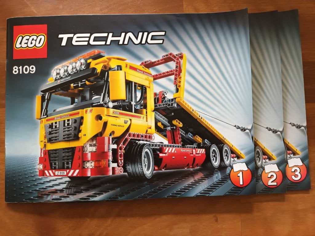 Lego Technic  8109 Truck met laadplatform, Gebruikt, Lego, Ophalen of Verzenden, Complete set