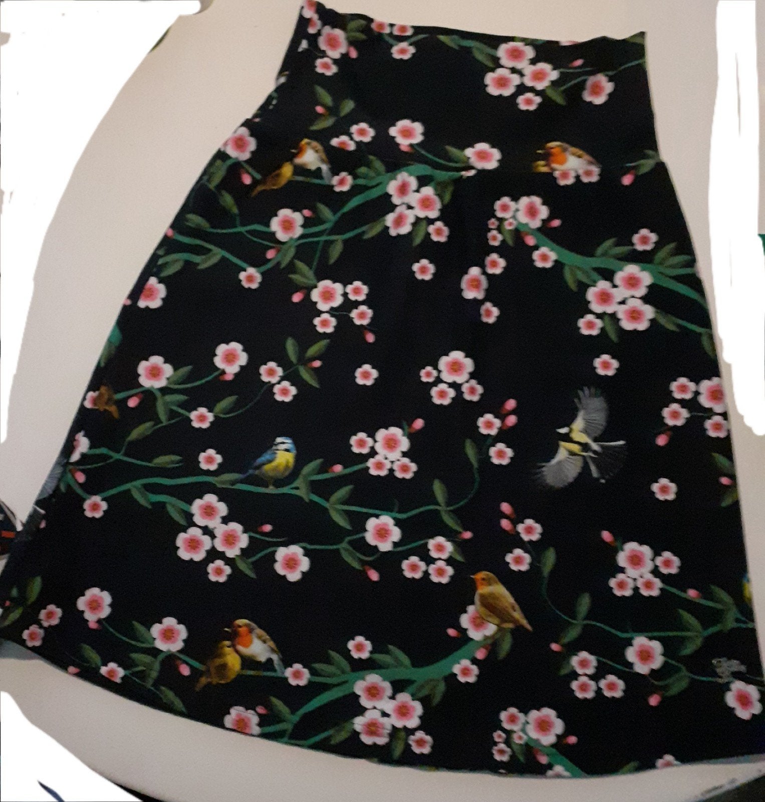 Lieflijk Tante Betsy Rokje met Bloemen en Vogels, Kleding | Dames, Rokken, Tante Betsy, Meerkleurig, Ophalen of Verzenden, Zo goed als nieuw