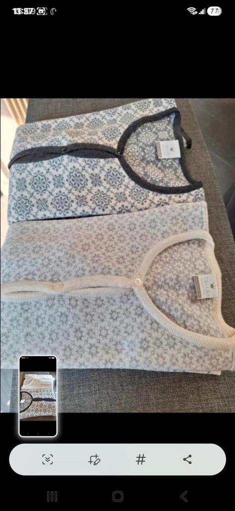 2 splinternieuwe noorse vesten., Kleding | Dames, Truien en Vesten, Maat 38/40 (M), Wit, Nieuw, Ophalen of Verzenden