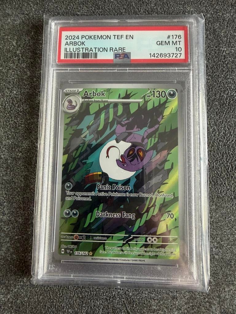 Arbok 176/162 Pokémon Temporal Forces, Ophalen of Verzenden, Zo goed als nieuw