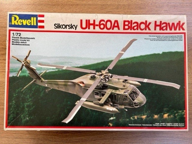 1:72 1/72 Revell Sikorsky UH-60A Black Hawk, Hobby en Vrije tijd, 1:72 tot 1:144, Ophalen of Verzenden, Zo goed als nieuw, Revell