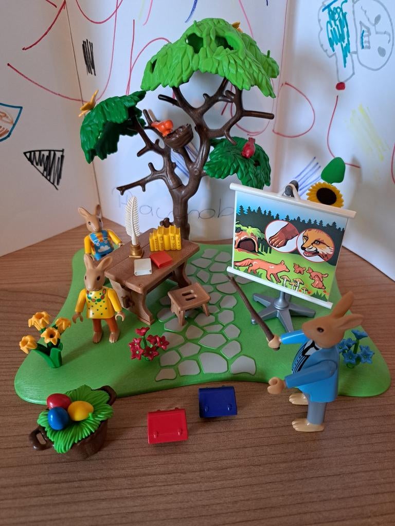 Playmobil paashaasschool, Kinderen en Baby's, Speelgoed | Playmobil, Ophalen of Verzenden
