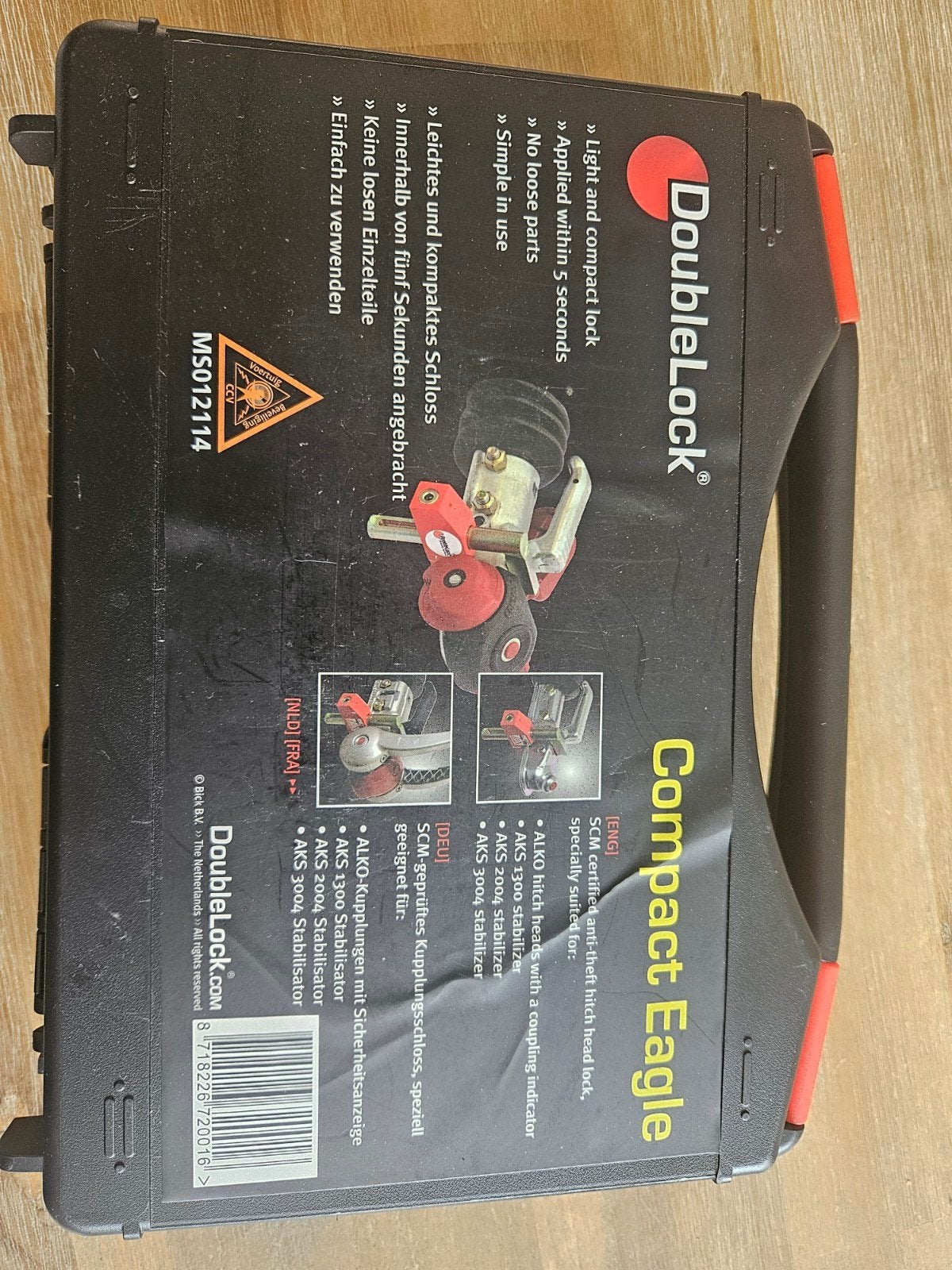 DoubleLock Compact Eagle Disselslot, Caravans en Kamperen, Caravan accessoires, Ophalen of Verzenden, Zo goed als nieuw