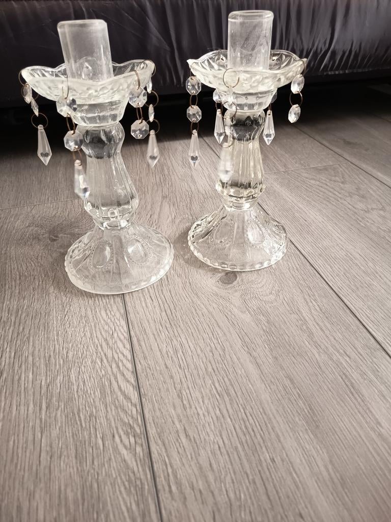 Kandelaars, Ophalen of Verzenden, Zo goed als nieuw, Overige materialen, Minder dan 25 cm