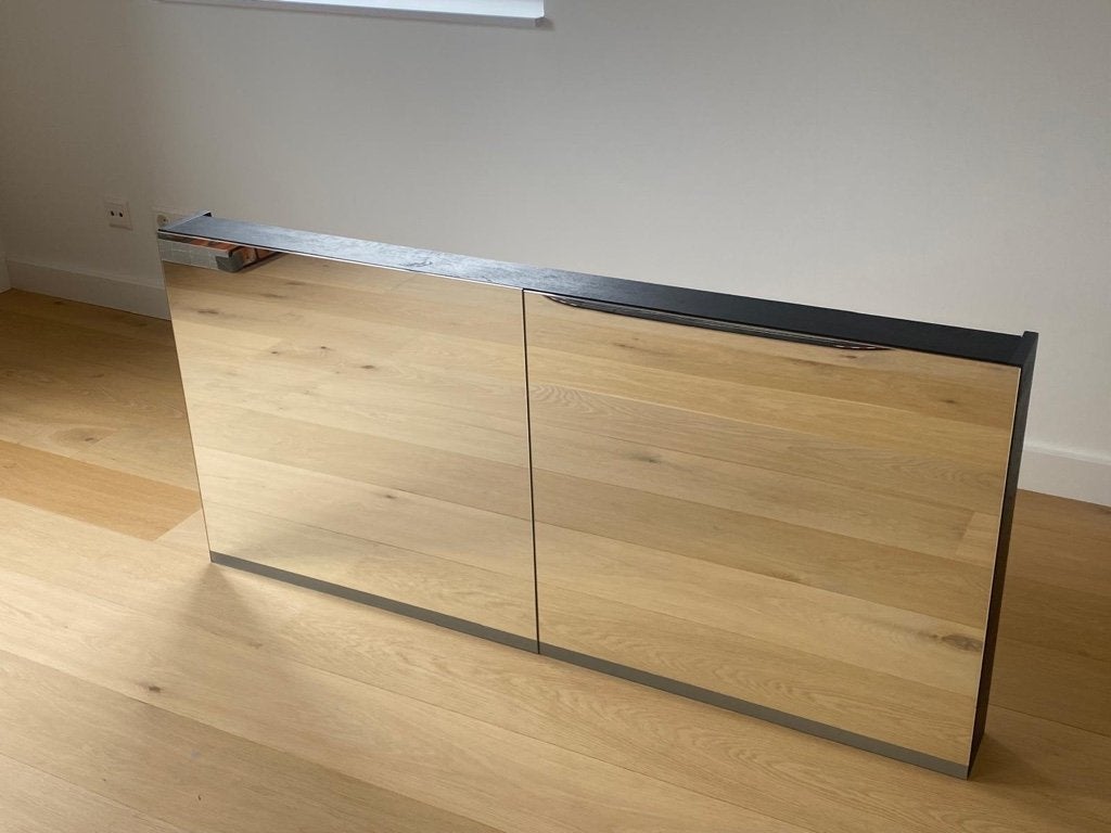 Spiegelkast 140x65x12, Ophalen, Spiegelkast, 100 tot 150 cm, Zo goed als nieuw