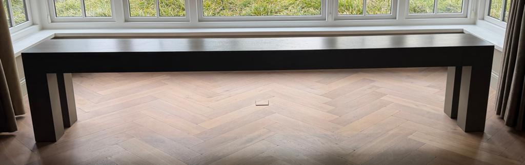Lange smalle sidetable/bank, 42x67 cm, Ophalen, 200 cm of meer, Zo goed als nieuw, 25 tot 50 cm
