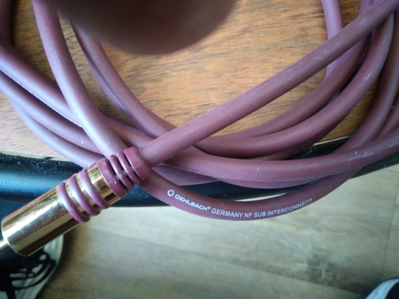 Oehlbach NF Sub Interconnect Subwooferkabel - 5m, Ophalen of Verzenden, Gebruikt, 2 tot 5 meter, Interlink-kabel