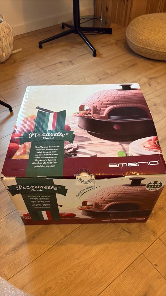 Pizzarette 6 persoons, Ophalen of Verzenden, Zo goed als nieuw, 4 t/m 7 personen