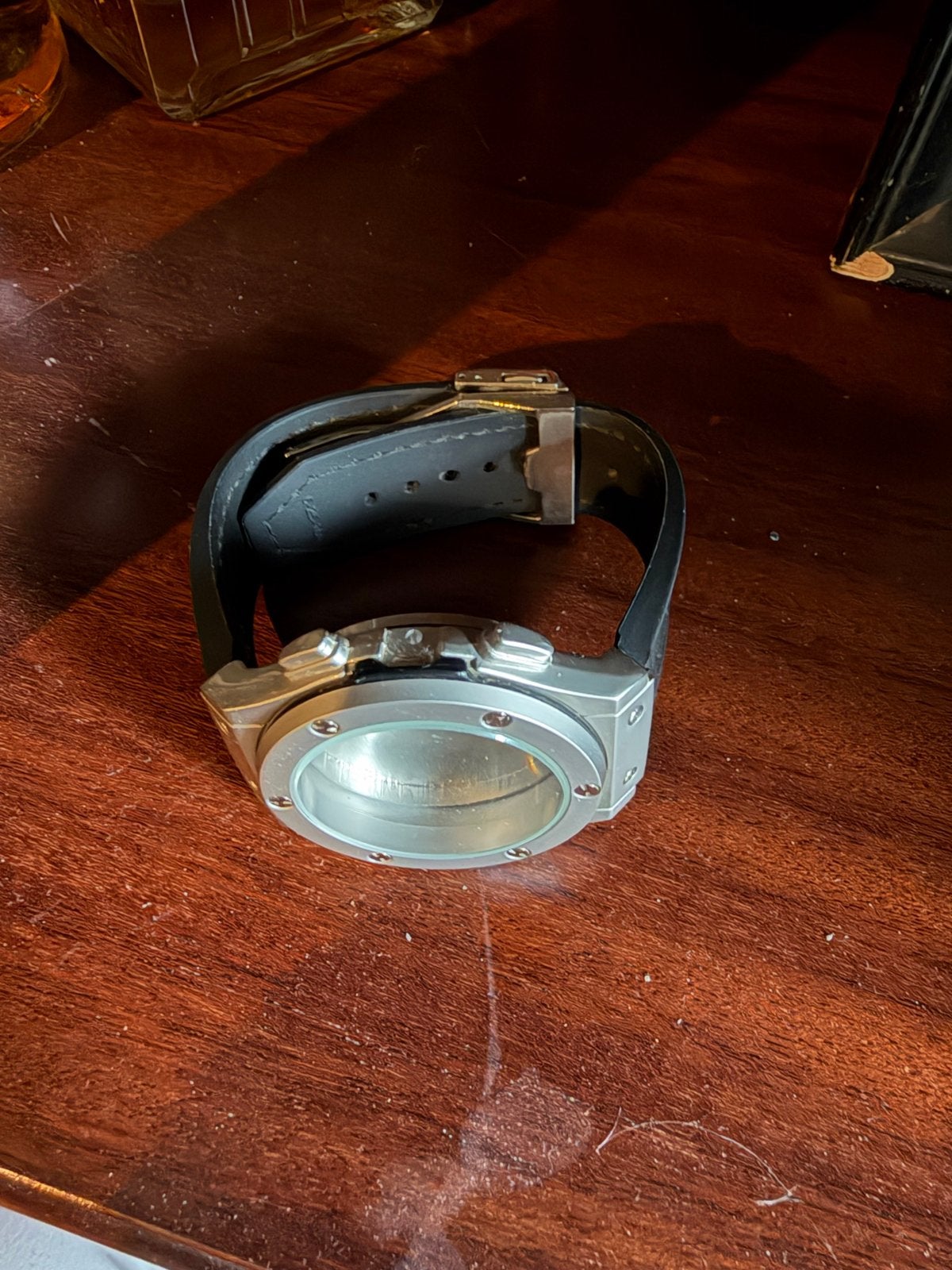 Hublot Big Bang Horlogekast met bandje, Overige merken, Staal, Polshorloge, Ophalen of Verzenden