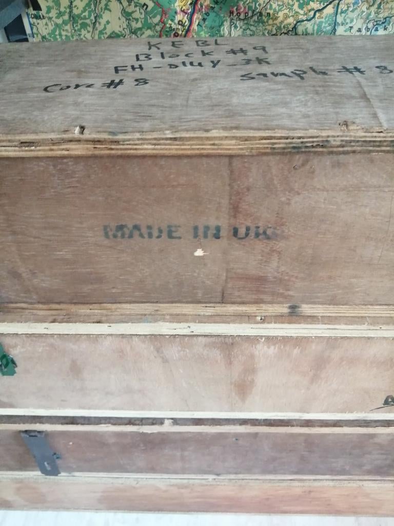 4 stuks prachtige oude houten engelse verhuiskisten110x20 c, Ophalen