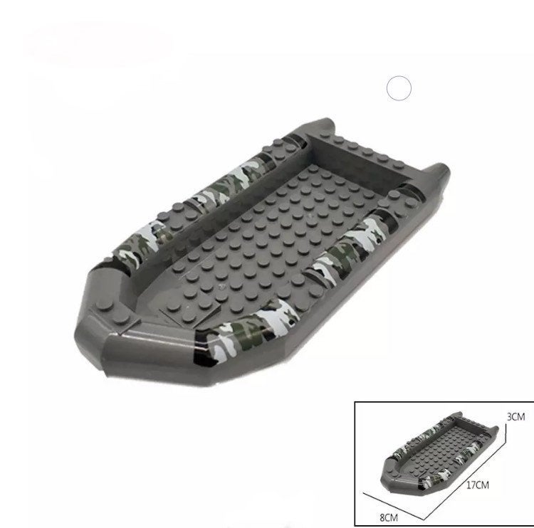 🎁 WW2 Bouwstenen - W10 - Aanvalsboot grijs 🎁, Verzenden, Nieuw