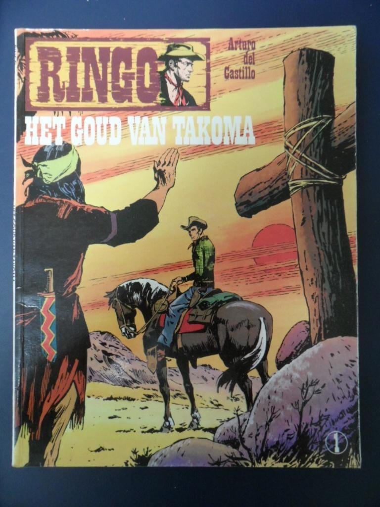 Ringo. Nr 1 Het goud van Takoma. 1981., Boeken, Stripboeken, Eén stripboek, Ophalen of Verzenden, Gelezen