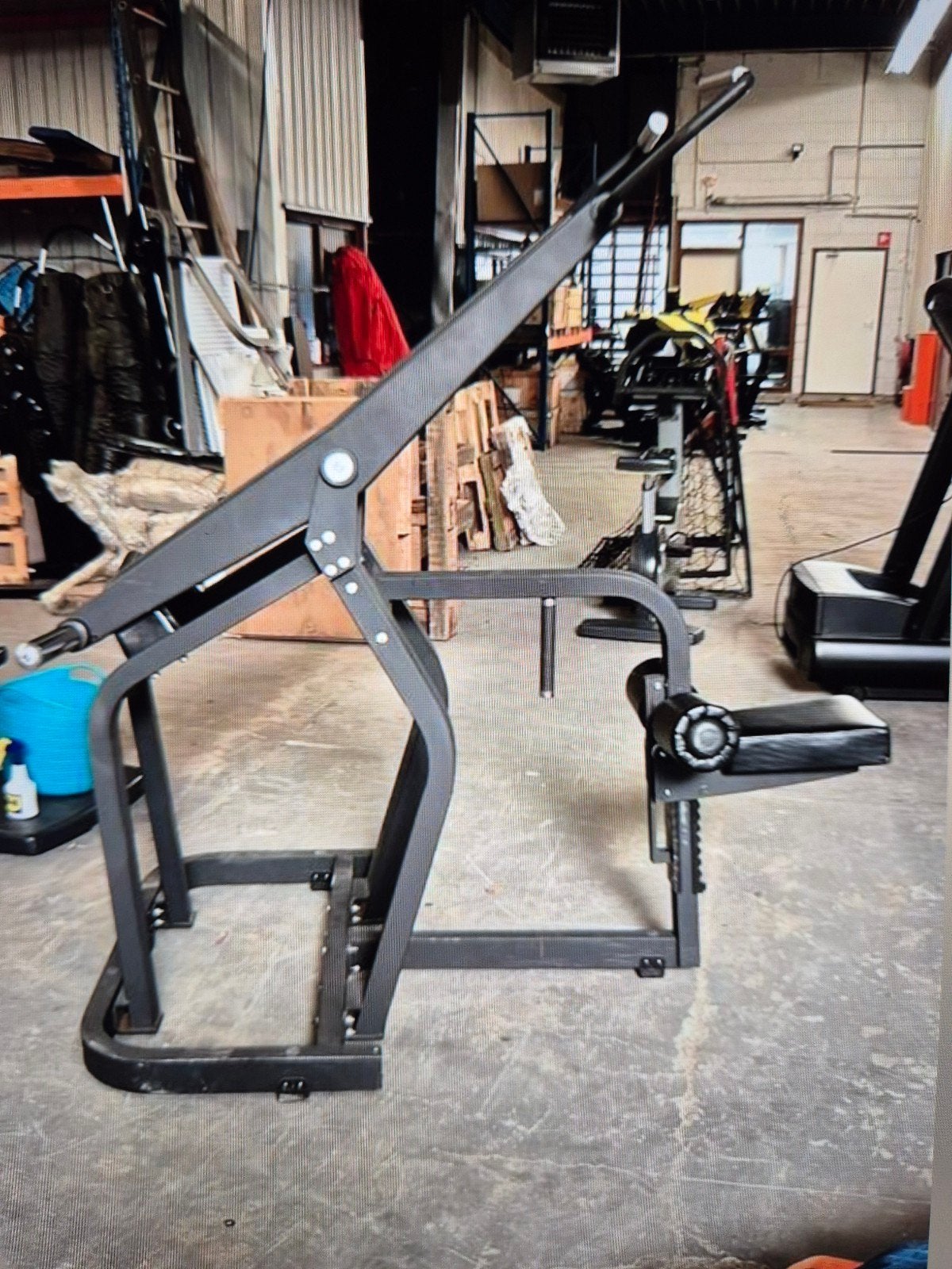 plate loaded lat pull lat pully pulldown copy technogym, Ophalen, Zo goed als nieuw, Benen, Overige typen