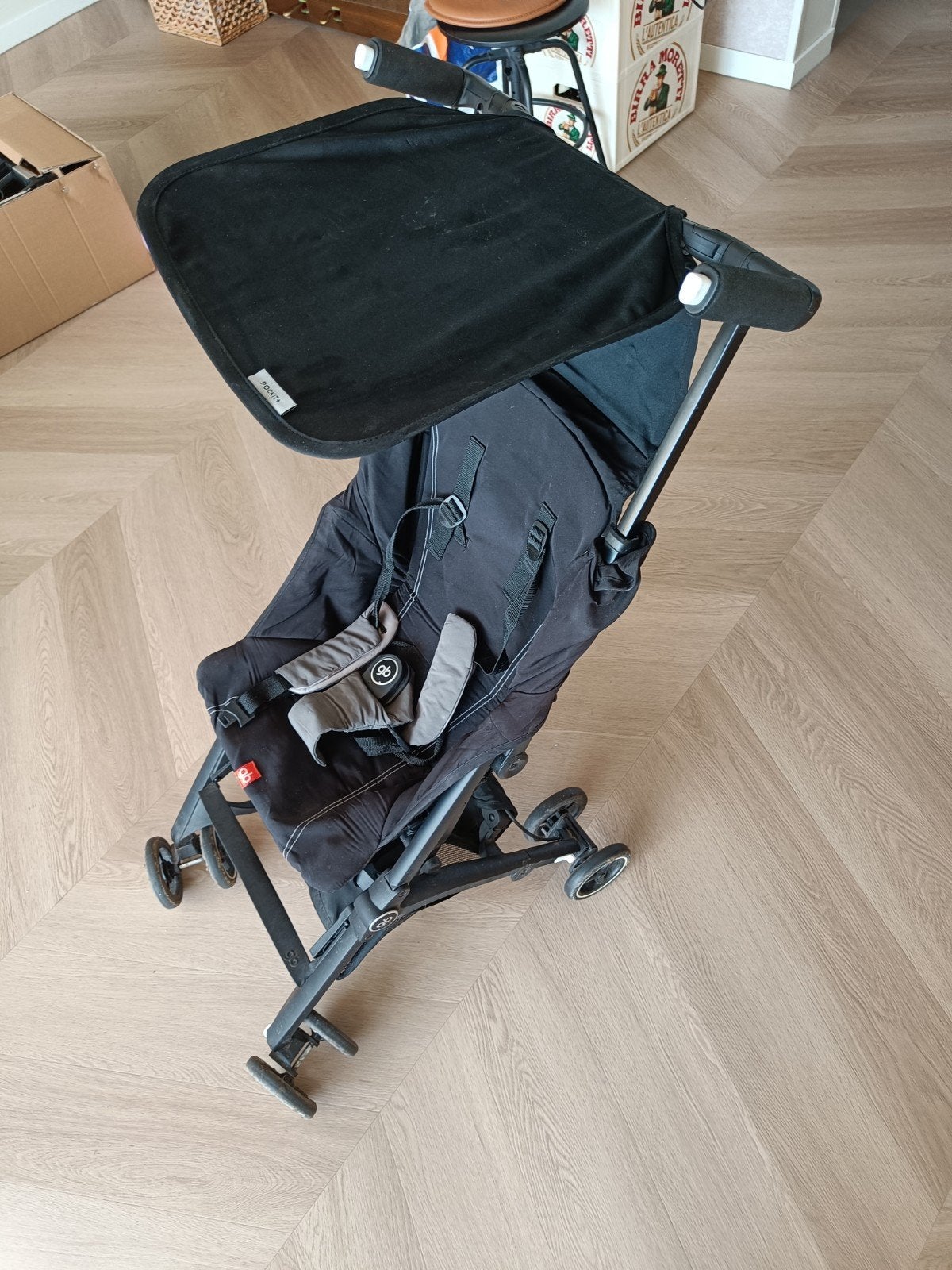 GB pockit plus buggy, Ophalen of Verzenden, Zo goed als nieuw, Verstelbare rugleuning